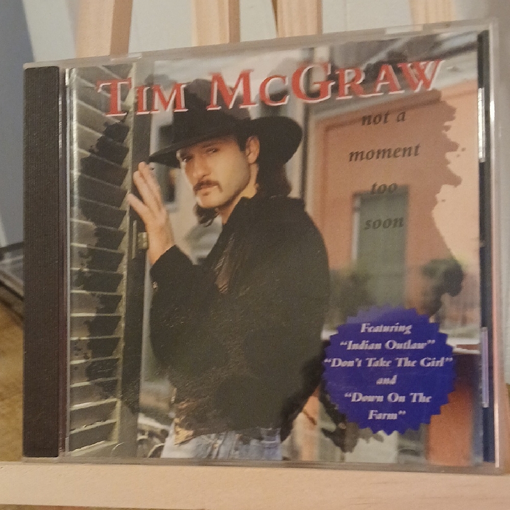 Tim McGraw CD - Not a Moment Too Soon